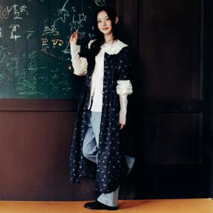 [써스데이아일랜드][KiiiKiii 착용] 스판 배기 데님 팬츠(T256MJE131W)