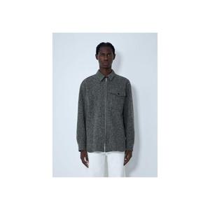 26 SS 드리스반노튼 남성 헤링본 지퍼 재킷 dvn0162009gry