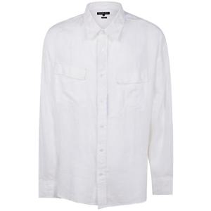 25SS 마이클코어스 롱 SLEEVES LINEN 2 POCKETS OVER 셔츠 CS540794YT100 TP565506800