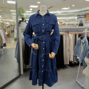 아날도바시니 DP01 벨티드 데님 원피스 AY04OP30S