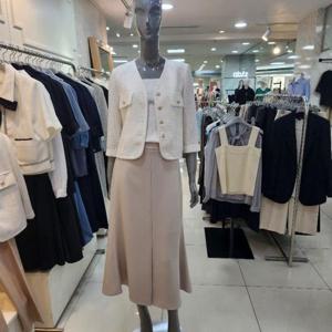 리안뉴욕 DP01 브이넥 트위드자켓 RSEWJK050