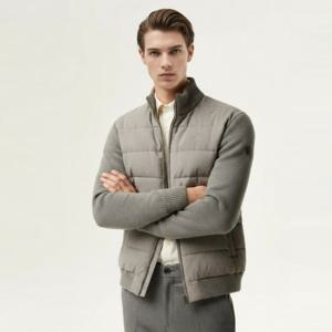 헤지스  25FW  남성 메이페어 폭스 스웨이드 하이브리드 점퍼 HZJU5D435I2