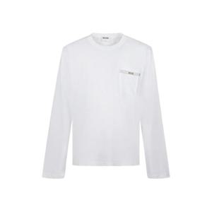 26 SS 모스키노 포켓 긴소매 티셔츠 252ZZ12035241 TP444928661