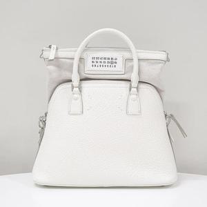 메종마르지엘라 5AC 미니 토트 숄더백 화이트 S56WG0082 P4455 H0157