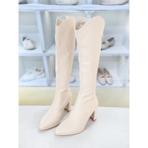 [블리아르]심플 하이힐 여성 캐주얼 롱부츠 7cm BLMD501027-1