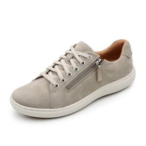 금강 클락스 여성 지퍼 쿠션 데일리 스니커즈 캐주얼화 CLAOXC5816WF7 그레이