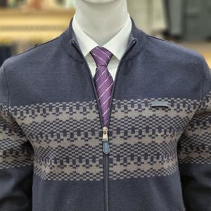 [크로커다일남성]페어아일 풀집업 가디건 PQKC3361383_SH