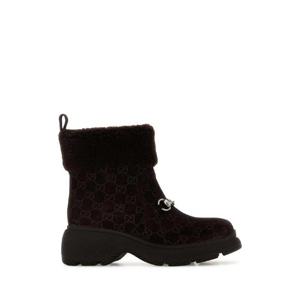 25FW 구찌 다크 브라운 suede 앵클 부츠 836570AAE252042 TP568992726