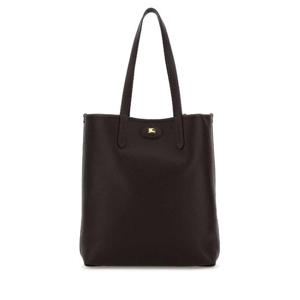 26SS Burberry 다크 브라운 레더 Bloomsbury shopping 백 8119064C1900 TP569669803