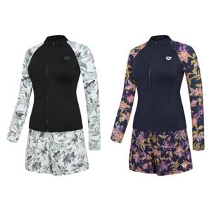 (아레나)A6BL1PS04-JD 플로라 레귤러핏 집업 래쉬가드 세트