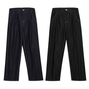 [모로엠]멘즈 원턱 스티치 생지 데님 팬츠 NBJ-JEA-3101,3102