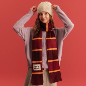 [마리끌레르][정가49,000]미스틱 스트라이프 울 블렌드 머플러(MAFDSC13NBD)