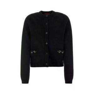 26SS 구찌 블랙 울 blend 가디건 851977XKEVK1043 TP569901747