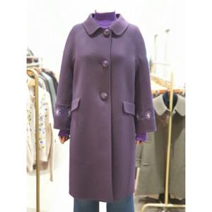 [비꼴리끄] 캐시 울 라운드 카라 하프코트 B254WH3120