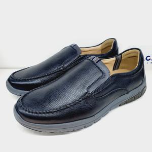 [엘칸토]천연 소가죽  남성  광폭 슬립온 로퍼 LCMC65U313_KG