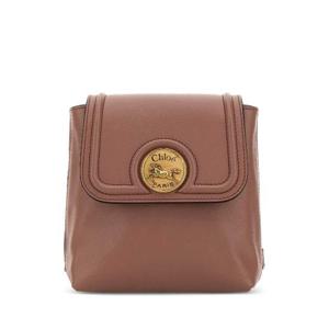 26SS chloe Antiqued 핑크 레더 Horse Medal 백팩 CH26SP581O3726S TP569972523