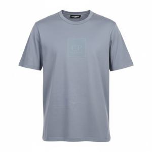 CP COMPANY MERCERIZED JERSEY LOGO BADGE T-SHIRT (16CLTS197A 006370W 975) (머서라이즈드 저지 로고 배지 티셔츠)
