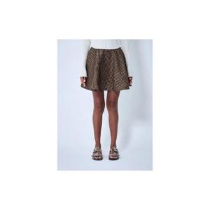 26 SS 가니 여성 Check Mini Skirt gan0263016brn