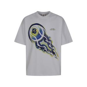 26SS CASABLANCA Flaming Tennis Ball T 셔츠 MSP26JTS06401 TP570016631