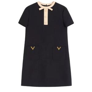 26SS Valentino 울 앤 실크 미니 드레스 8B3VAJD01CFTB1 TP570014827