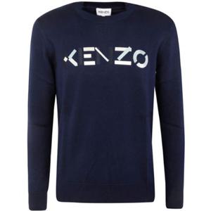 겐조 맨 로고 울 니트 네이비 FA6 5PU541