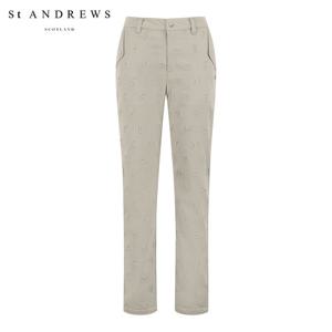 [세인트앤드류스] 여성 별 심볼 엠보싱 로고 기모 밴딩 팬츠 821E3PNA81_BG