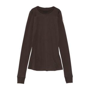 몽클레어 패널 로고 패치 크루넥 티셔츠 MU01F8D01 89AHD256