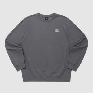 엄브로긴팔티 PQA UQ123CFS19-MCH 에센셜 스몰로고 맨투맨 / H.CHARCOAL