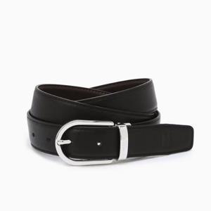 [헤지스ACC] 블랙 단색 소가죽 벨트 HJBE6E301BK