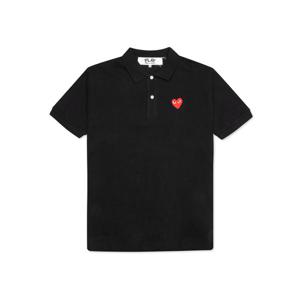 26SS 여성 레드 와펜 카라 티셔츠 블랙 AX-T006-051-1