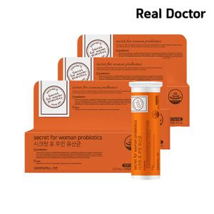 시크릿포우먼 여성유산균 질건강 VL8 질유래유산균 리얼닥터 30억 보장 30캡슐 3개