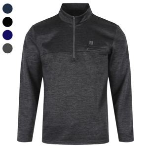 남자 겨울 스판성 좋고 따스한 반집업티 FRX-L-TS-118-차콜