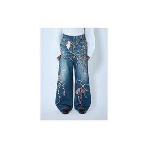 26 SS 아크네 여성 Printed Jeans acn0263008blu