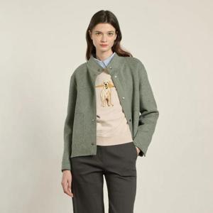 [비씨비지]하이넥 숏 핸드메이드 코트 B6A1H805