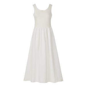 FOCUS  라운드넥 바스락 레이어드 롱 원피스 PBBF6S1OP3020