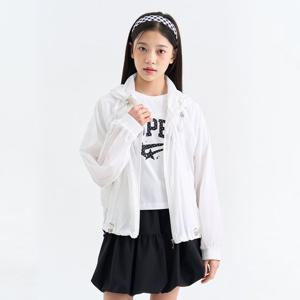 [더데이걸]셔링셔링 홑겹 후드 바람막이점퍼 TGJA26301