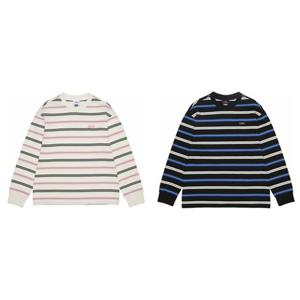 내셔널지오그래픽키즈 K261USTS020 키즈 멀티 스트라이프 긴팔 티셔츠