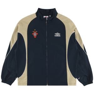 엄브로 HBL 네오 브릿 컬러블럭 스탠넥 바람막이 자켓 UR121CJK22DVY