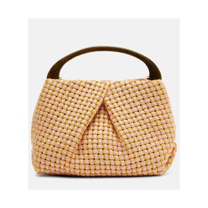 드리스반노튼 우븐 라피아 이펙트 탑 핸들 백 P01136730