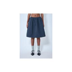 26 SS 미우미우 여성 밴딩 웨이스트 A라인 스커트 miu0264006gry