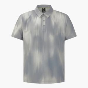 데상트골프반팔티 VQA DR12MFTS27-LGYG 아크먼트(ACMT) 남성 아크모션 패턴 반팔 티셔츠 / LIGHT GREY