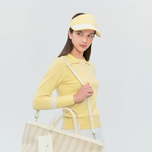 헤지스골프  BEST  옐로우 여성 로고 레터링 선바이저(HWHE6E101Y1)