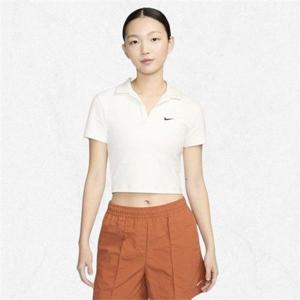 나이키 우먼스 스포츠웨어 에센셜 반팔 폴로 탑 DV7885-133 2537392