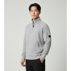 배송 CP컴퍼니 다이애그널 플리스 반집업 맨투맨 17CMSS027A 005086W M94