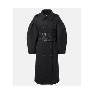 가니 벨티드 울 캐시미어 블렌드 코트 P01135207