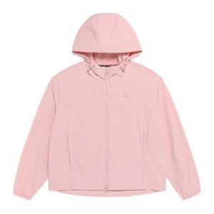 N262WFT940 여성 아델리 냉감 스트레치 오버핏 후드 풀집업 SILVER PINK