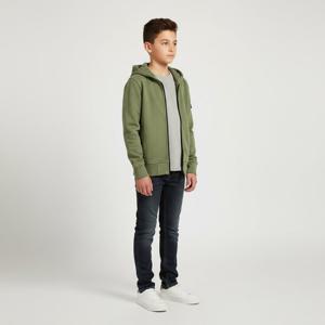 스톤아일랜드  스톤 키즈 와펜 패치 후드 집업 자켓(올리브) L1S16 6100004 S0040 V0058