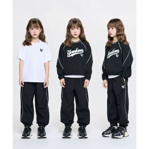 MLB키즈 여아 스포티브 우븐 맨투맨세트 (7FS2A016150BKS)