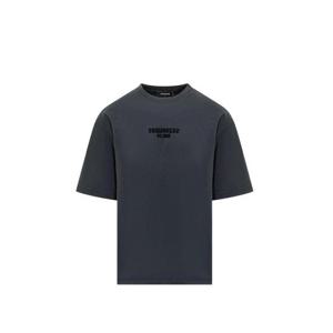 디스퀘어드2 반팔 티셔츠 S74GD1455D20020 968 NAVY BLACK PRINT