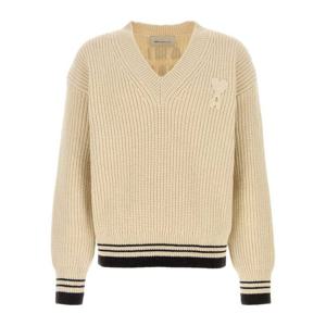 아미 울 코튼 블렌드 스웨터 UKS864KN0161 136